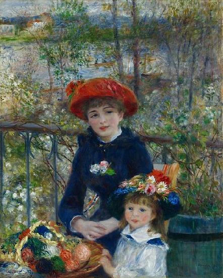 Pierre Auguste Renoir Two Sisters china oil painting image